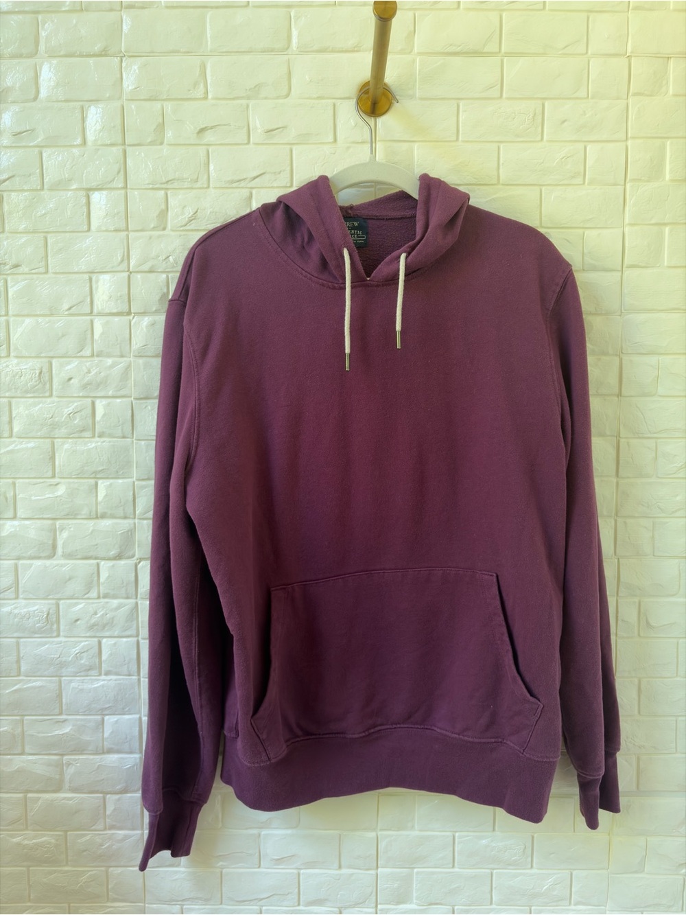 Men's Maroon Hooded Sweatshirt